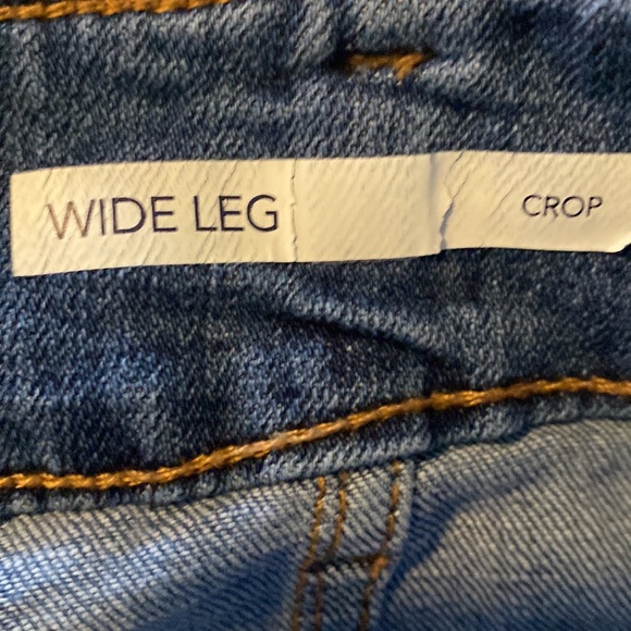 🌴🌴 Code Bleu wide leg crop jeans with tie belt - Picture 4 of 4